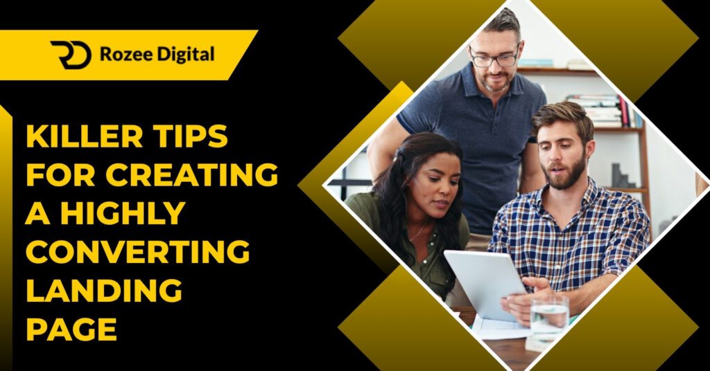 highly converting landing page