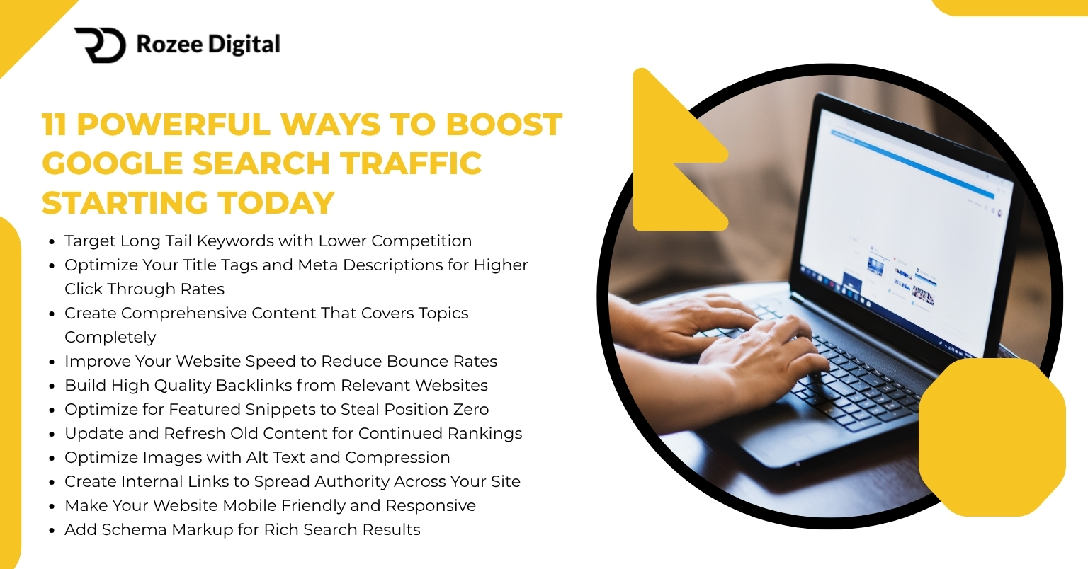 11 Powerful Ways to Boost Google Search Traffic Starting Today