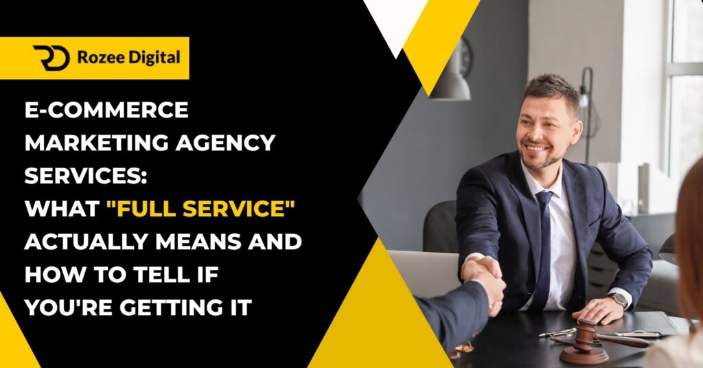 Ecommerce Marketing Agency Services