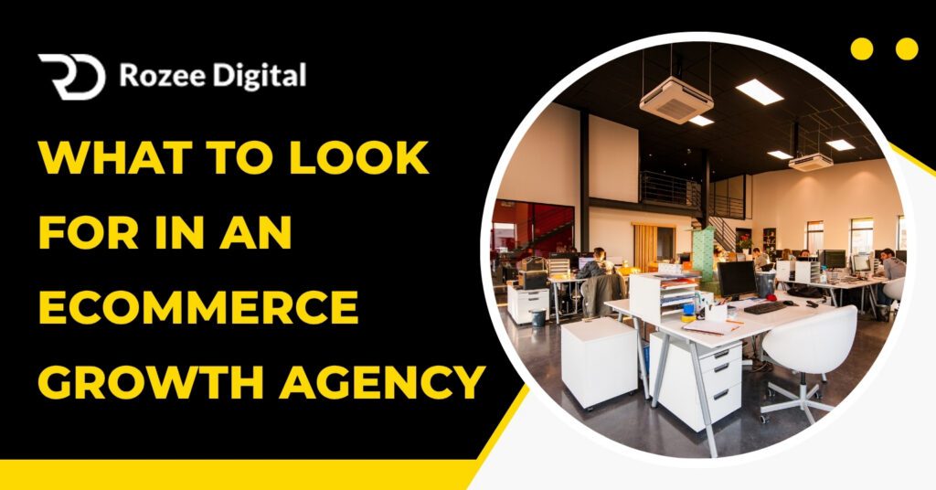 Ecommerce growth Agency